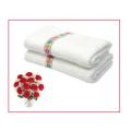A&G-Pack of 2 - Stylish Turkish bath set with Applique Work - White. 