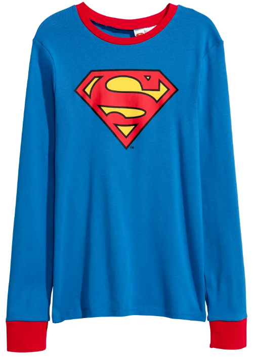 RealBoss-%20Superman%20Boys%20Cotton%20Pajamas%20Kid's%20Cartoon%20Sleepwear,%20cotton%20Fabric%20-%20Superhero%20Tracksuit%202%20Piece%20Set%20-%20Image%203