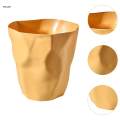 Trash Bin Dustbin Lidless Decorative Open Top Waste Bin Garbage Container Can for Home Kitchen. 