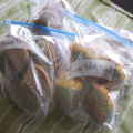 Pack of 10 small size Freezer bags / Plastic zip bags /  Zip lock bags / Antibacterial Freezer plastic slider ziplock bags. 