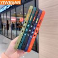 YIWESAN For Infinix Note 7 Infinix X690 Case Cartoon Cute Small Briquette Pattern Thin Shockproof Frosted Transparent Hard Cases Silicone Back Cover. 