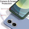 Lenuo Luxury Square Liquid Silicone Phone Case For Huawei nova 10 SE Back Cover Thin Soft Candy Casing. 