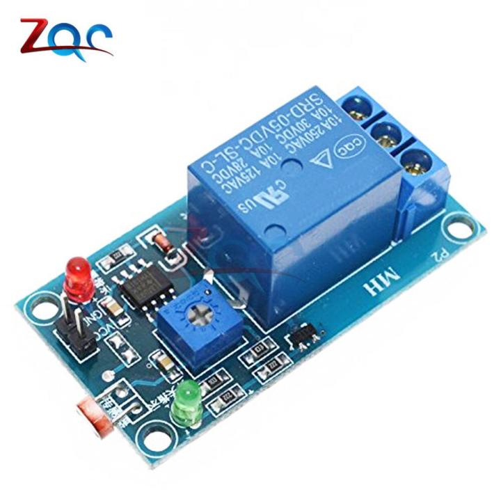 DC 5V 12V Light Photoswitch Sensor Switch LDR Photoresistor Relay Module Light Detection Photosensitive Sensor Board