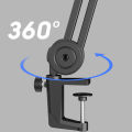 FIFINE BM63 Arm Stand-Heavy Duty Boom Arm, Suspension Scissor Adjustable Mic Stand with Desk Mount, 5/8" Screw, Cable Ties, for Recording Gaming Streaming Podcasting. 