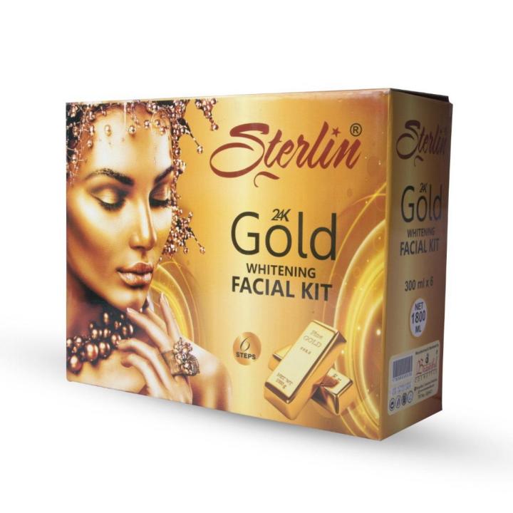 Sterlin 24k Gold Facial Kit (1800ml)