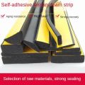10m EPDM Foam Rubber Strip Electric Box Cabinet Door Anti-collision Shock Absorption Gasket Self-adhesive Sponge Seal Strip. 