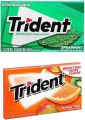 TRIDENT BUBBLE GUM ALL FLAVORS AVAILABLE 14 STICKS. PRICE FOR ONE PRODUCT EACH BUBBLE PKT. 