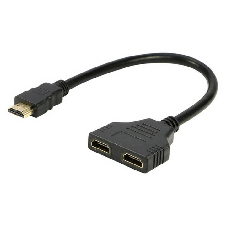 HDMI Splitter ( 1 to 2 ) Premium Splitter Cable Male To Female Splitter| Shopikbuzz