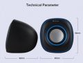 Kisonli V350 Usb 2.0 Mini Stereo Sound System Speaker. 