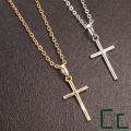 GTCTONANA Simple Fashion Cross Chain Necklace For Women Men Luxury Ladies Gold Jewelry Pendant Necklaces Crucifix Christian Ornament Gifts. 