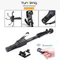 Original YunTeng 1288 Bluetooth Selfie Stick Extendable Handheld Monopod Tripod YT 1288 Portable Holder for Cameras and Phones. 