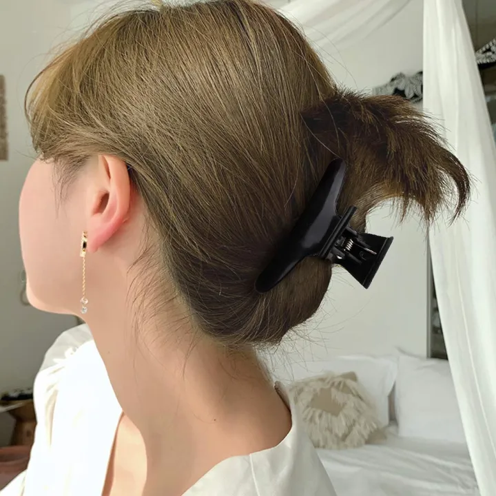 Hair%20Clips%20for%20Styling%20Sectioning%20Black%20White%20Butterfly%20Hair%20Clips%20Clamps%20Claws%20Pro%20Salon%20Hair%20Clips%20for%20Cutting,%20Styling,%20Sectioning,%20Coloring%20Hair%20Clips%20Hair%20Accessories%20for%20Women%20-%20Image%204