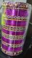 Fancy Metal Bangles Set MultiColor. 1pc. 