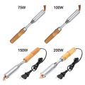 220V Hot Sale Repair Rework Tool Soldering Iron Station Solder Welding Electric Soldering Iron Wood Handle Chisel Tip. 