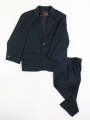 1Yr - 15Yrs 2PCS Coat Pant Suit for Boys Lined Black. 