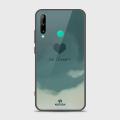 Huawei_ P40 lite E Cover - ONation Heart Series - HQ Ultra Shine Premium Infinity Glass Soft Silicon Borders Case. 