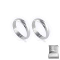 2 Pcs Challah Rings Set - For Couples - Stainless Steel Attraction Friendship and Love Couple Finger Band Chala For Ladies - Best Friendship Challa Girls and Women. 