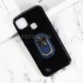 For Infinix Smart HD 2021 6.1 Case Back Finger Ring Soft TPU Silicone Case For Infinix Smart HD 2021 X612B X612 Phone Cover. 