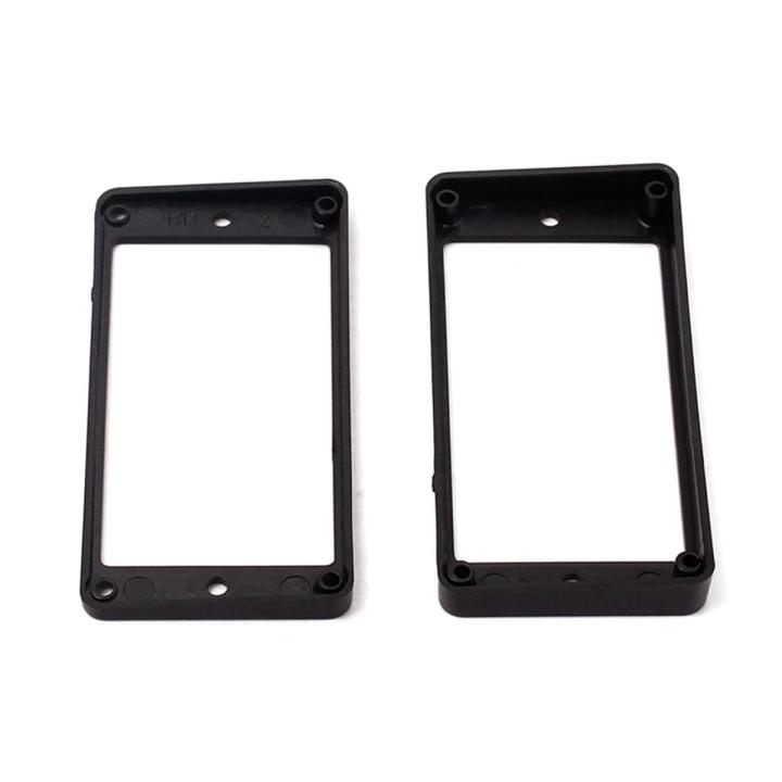 emg pickups-2 x Neck pickup ring
2 x Bridge pickup ring
16 x screw-Black