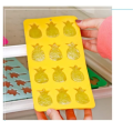 Silicone Fruit Shaped Ice Cube Tray is perfect to make cute looking fruit shaped. 
