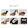 iCafilas Reusable Coffee Capsule For Nespresso Stainless Steel Coffee Filters Espresso Coffee Crema Pod Maker New Upgraded. 