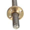 T8 Lead Screw OD 8mm Pitch 2mm Lead 2mm 200mm 250mm 300mm 350mm 400mm 450mm 500mm With Nut For Reprap. 