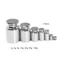 1/5pcs For Home Tool 1g/2g/5g/10g/20g/50g/100g Grams Weight Measurement Scale Weights Sets Chrome Plating Weighing Scales Accurate Calibration Set. 