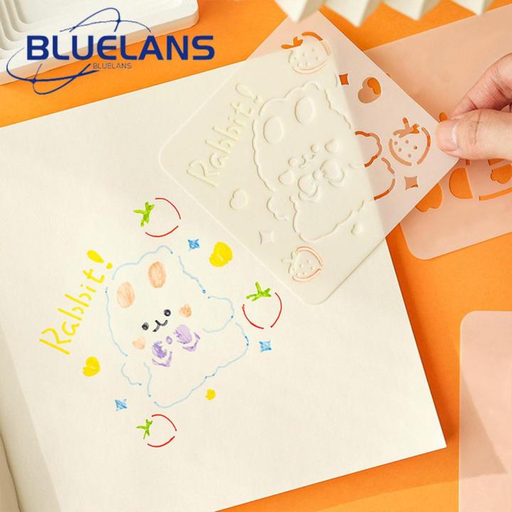 Creative Cartoon Painting Stencils Reusable Templates for Diy Scrapbooking Stationery Supplies