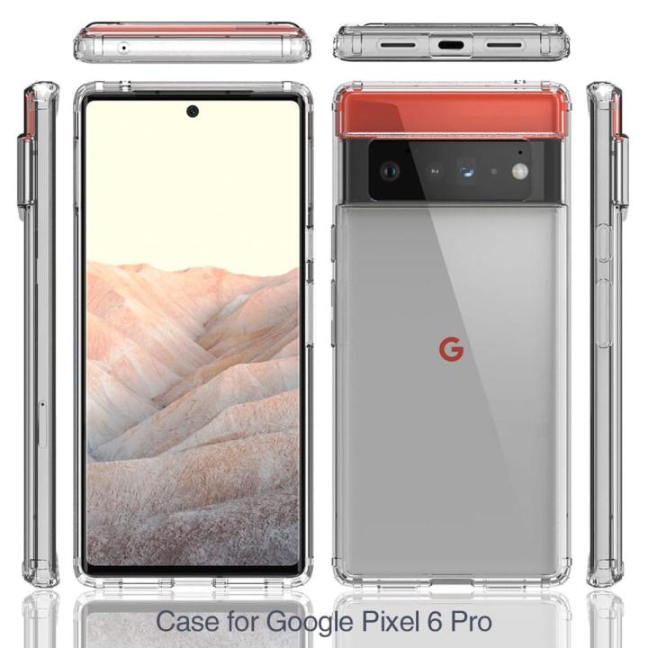 Google Pixel 6 Pro Case Transparent Shock-Proof Bumper Crystal Clear Ultra-Thin High Quality Cover For Pixel 6PRO