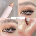 Glitter Lying Silkworm Highlighter Pencil Longlasting Brightening Eyes Corner Pearlescent White Eyeshadow Pen Shiny Eye Cosmetic. 