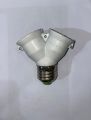 2 in 1 Lamp Holder, Dual 2X E27 Dual Lamp Holder- E27 2 in 1 LED Bulb Lamp Holder E27 Base Socket Bulb Adapter Holder. 