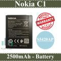Nokia C1 Battery S5420AP Replacement Premium Quality 2500mAh Battery For Nokia C1. 