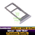 Samsung Galaxy Note 10 Plus SIM Tray Sim Jacket Sim Slot Sim Door For Samsung Galaxy Note 10 Plus - Silver. 