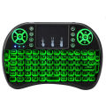 Mini Wireless Keyboard & Mouse Combo with 3-Color Backlight - This Keyboard with 5cm Mini Touchpad RF 500 Wireless for Android, PC, Laptop, TV Box & Multimedia | Rechargeable Wireless Keyboard. 