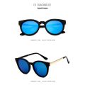 Cat Eye Women Sunglasses Fashion Female Men Retro Reflective Mirror Sunglasses. 