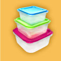 Kitchen Storage Box 3 in 1 , Hygienic Food Storage Box , Picnic Storage Box For Multi-Purpose Use/ Boxes with Attractive Colors. 