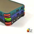 Infinix Hot 10S - Matte Translucent Shockproof Hybrid Armor Back Case cover - Camera Protection Case. 