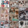 BTS Collage Stickers (3) For Girls Bangtan Stickers (UNCUT) for Phone Cover Laptop Scrapbook Journal. 