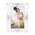 Decorative Picture Frame Desktop Photo Frame Display Beautiful Lace Design Stable with Back Stand for Office for Bedroom. 