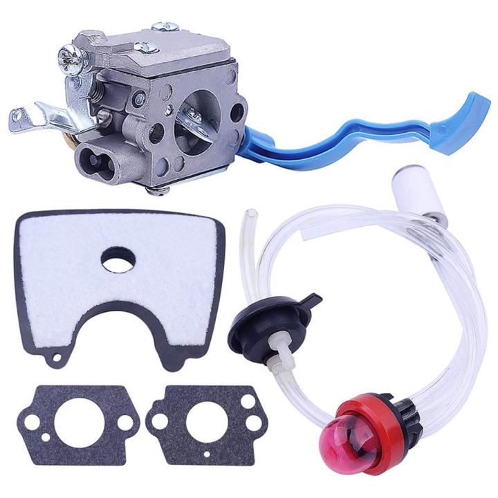 Cauretor with Air Fuel Filter Line Tune for Husqvarna 125B 125BX 125BVX Leaf Blower Parts for Zama C1Q-W37 581798001