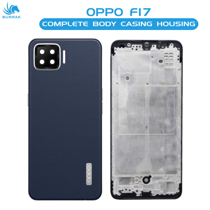 Oppo%20F17%20Housing%20Middle%20Frame%20With%20Side%20Button%20and%20Camera%20Lens%20Complete%20Body%20Casing%20Replacement%20For%C2%A0F17%20-%20Blue%20-%20Image%202