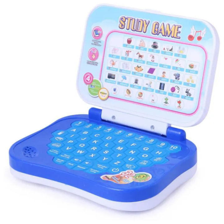 Learning Laptop Disney Frozen ABC Barbie Doll Learning & Educational Frozen Study mini Laptop 5 modes With Poems For Kids