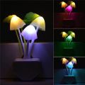 Automatic Sensor Light Night , Automatic Color Changing , Romantic Flower , LED Night Lights Flower Mushroom Lamp Bedroom kids room Home. 