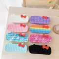 1 Piece Random Color Hello Kitty Push Pop It Bubbles Simple Dimple Stationary Bag Sensory Pencil Case Fidget Toys. 
