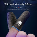 [Untra-thin] BlueWow S39 (1/2/4Pair) 21-PIN Finger Sleeve Gaming Superconducting Carbon Fiber for PUBG Mobile Games Contact Screen，Ultra-thin and Durable Finger Gloves for Gaming. 