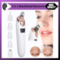 SP Dealz 5 in 1 Blackhead Remover Electric Blackhead Suction Device LCD Display with 5 Pimple Zit Comedone Extractor Tool Acne Removal Kit with 5 Probes for Household Face Pore Cleaner. 