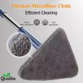 Twist n Squeeze Triangle Shape Extendable Microfiber Mop For Floor | Adjustable Triangular Cleaning Mop Twisting 360° Rotating. 