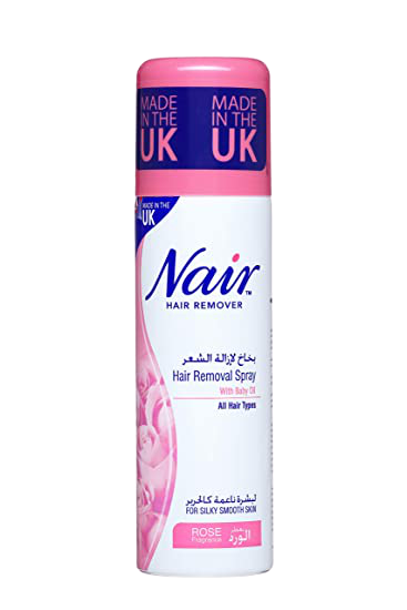 Nair Razor Nair Original Hair Removal Spray Men and Women Rose Fragrance 200 ML ...