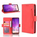 For Motorola One Vision Wallet Case Magnetic Book Flip Cover with Removable Credit Card Holder. 