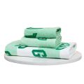 Green color Premium Quality bath Towel set - ( pack of 3). 